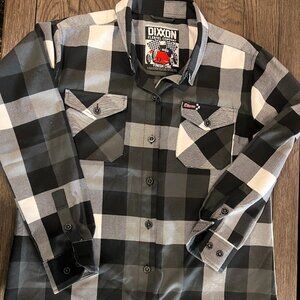 Dixxon womens finish line flannel size large